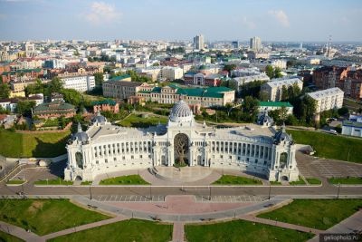 Дворец Земледельцев с высоты фото