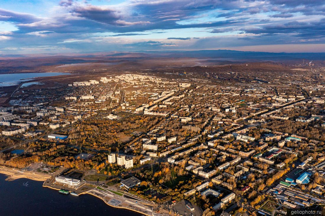 Комсомольск-на-Амуре с высоты фото