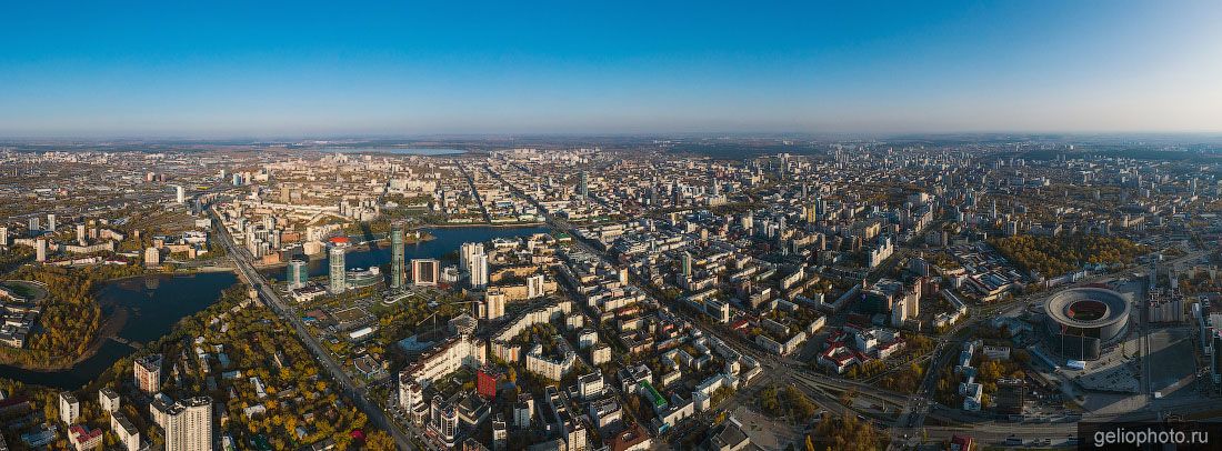 Панорама Екатеринбурга с высоты фото