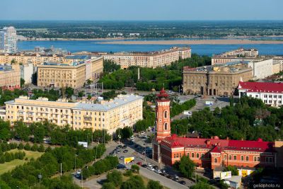 Каланча пожарной команды в Волгограде фото