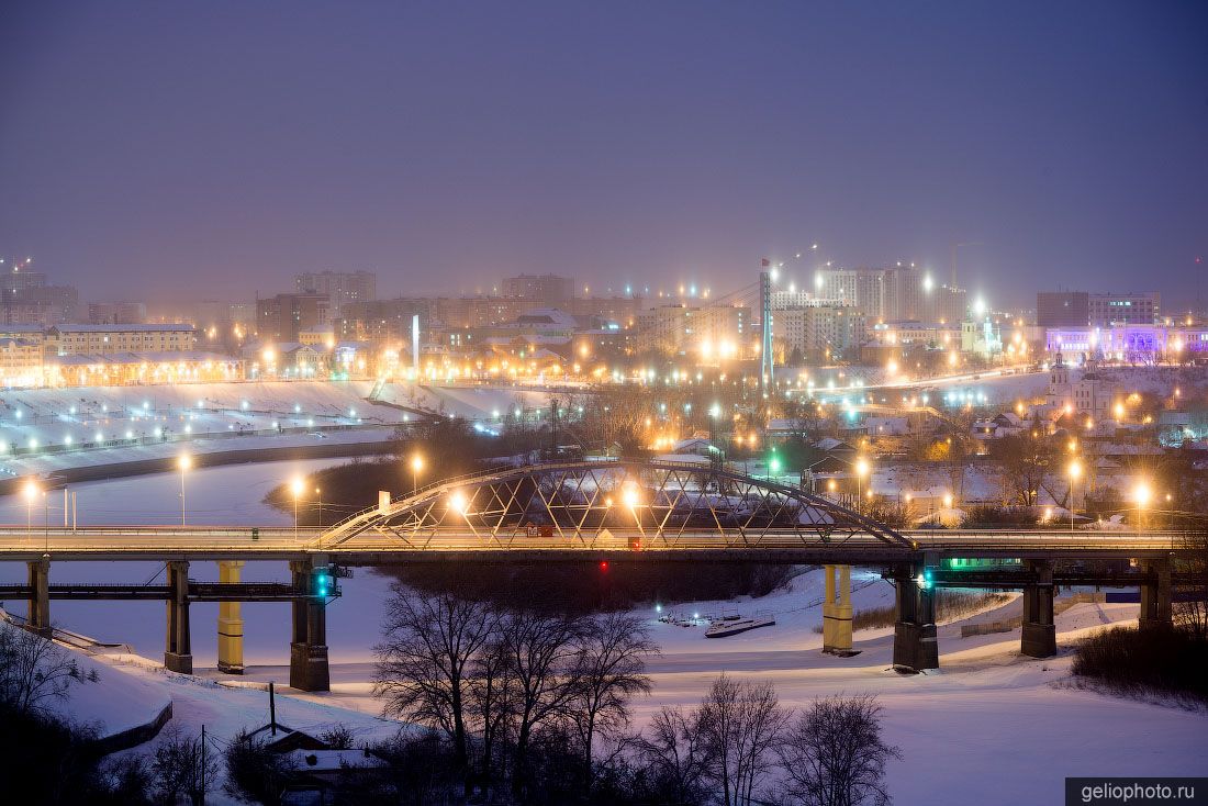 Мост Челюскинцев в Тюмени фото