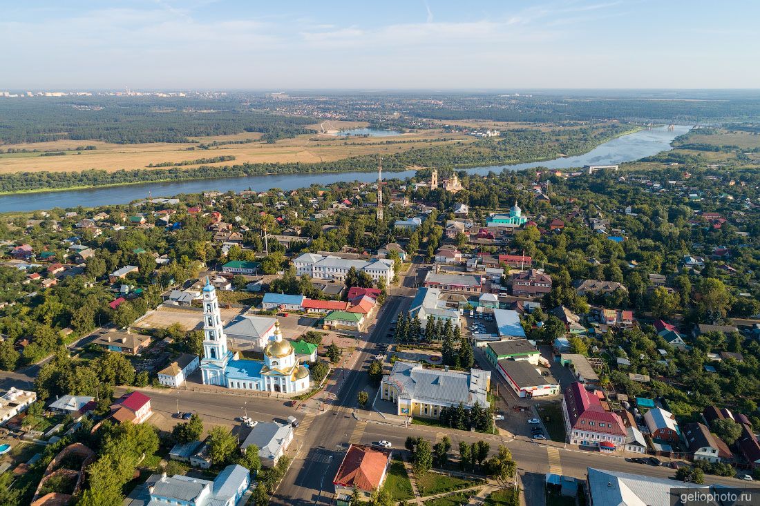 Центр Каширы с высоты фото