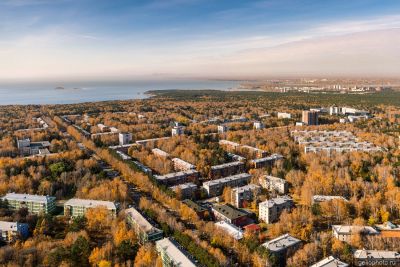 Новосибирский Академгородок осенью фото