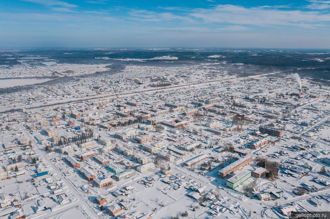 Тяжинский с высоты фото