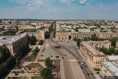 Площадь Ленина в Магнитогорске фото