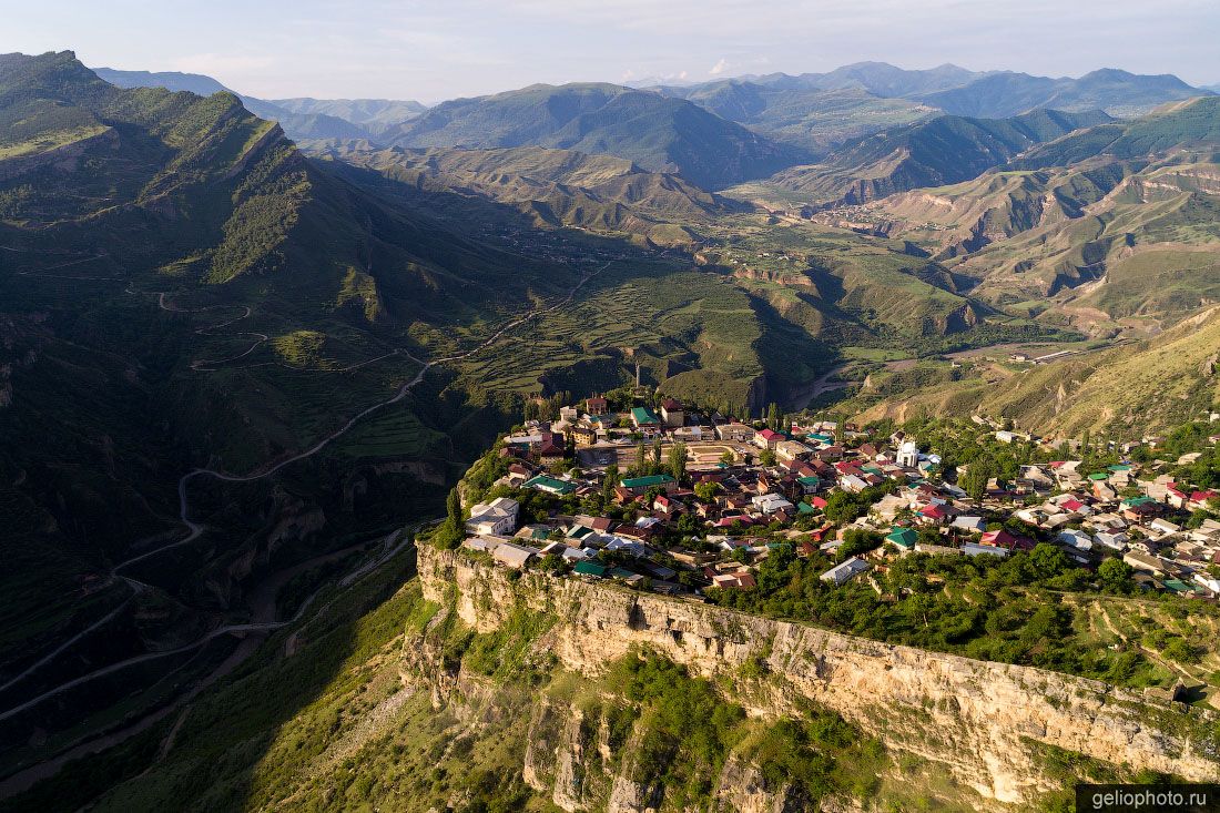 Вид на Гуниб с высоты фото