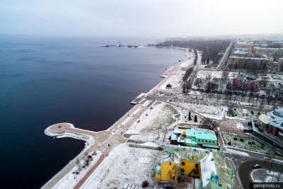 Онежская набережная в Петрозаводске фото