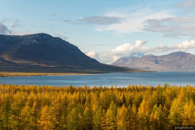 Природа на плато Путорана осенью фото