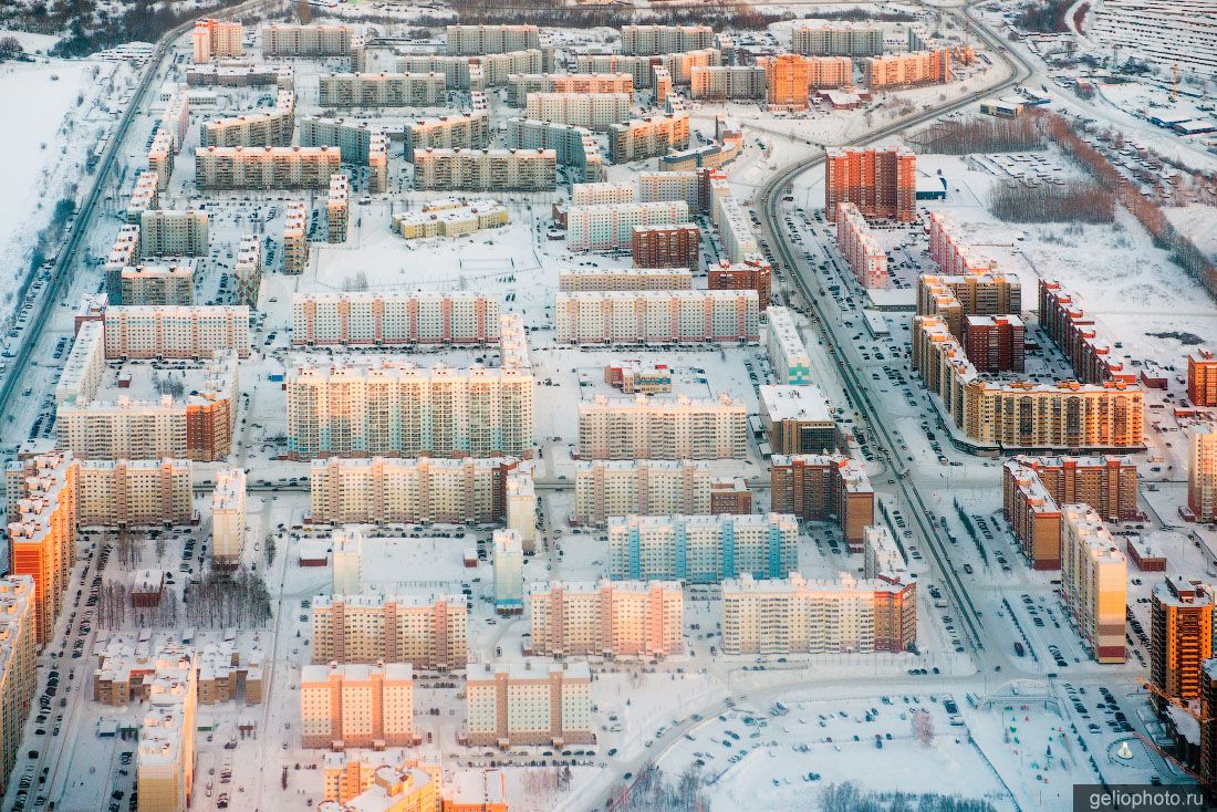 Микрорайон Родники в Новосибирске зимой фото