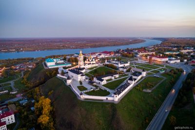 Тобольский Кремль с высоты фото