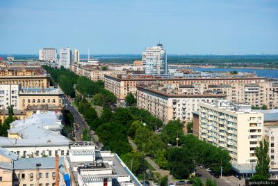 Проспект Ленина в Волгограде фото