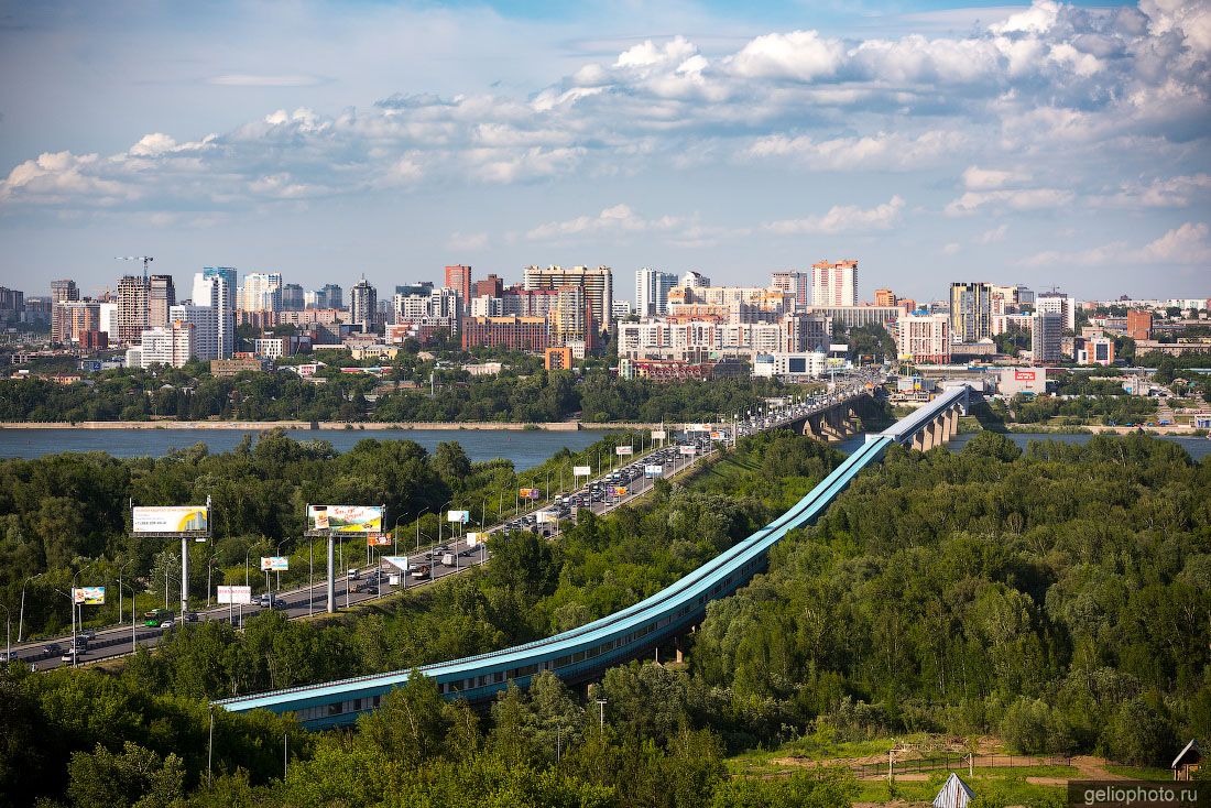 Новосибирский Метромост фото