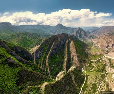 Карадахская теснина с высоты фото