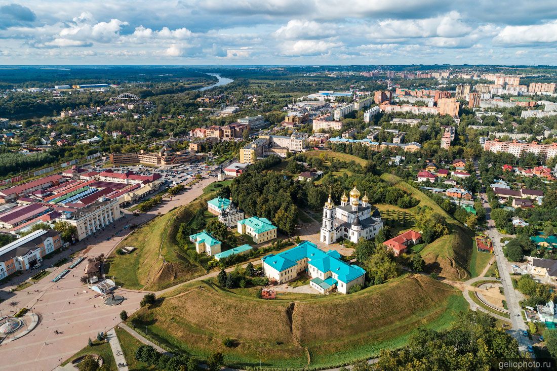 Дмитровский Кремль с высоты фото