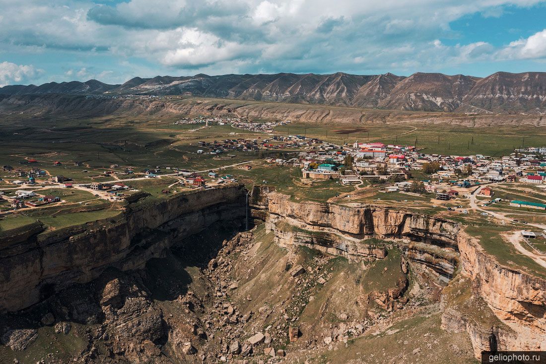 Село Хунзах в Дагестане с высоты фото