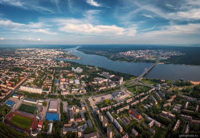 Центр Череповца с высоты фото