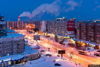 Проспект Ленина в Сургуте фото