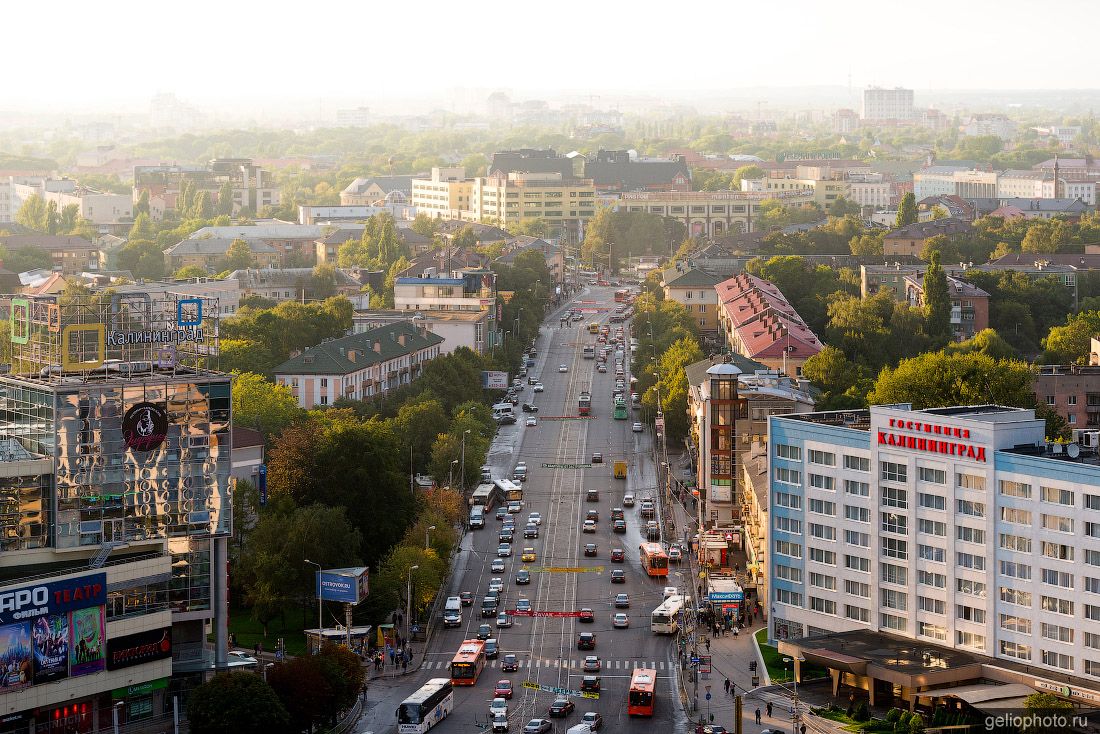 Ленинский проспект в Калининграде фото