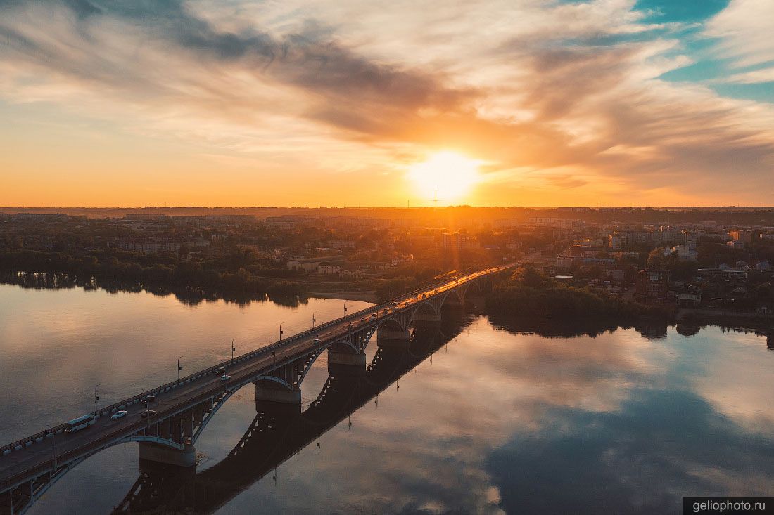Коммунальный мост через Бию в Бийске фото
