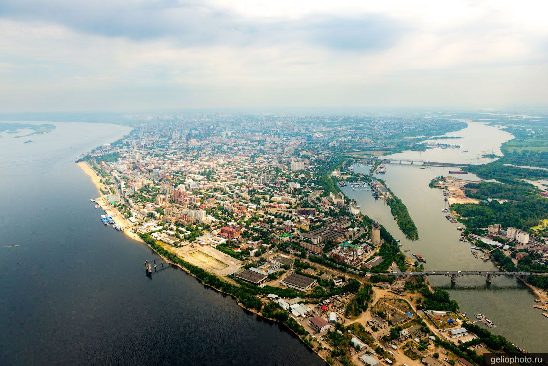 Самара с высоты фото