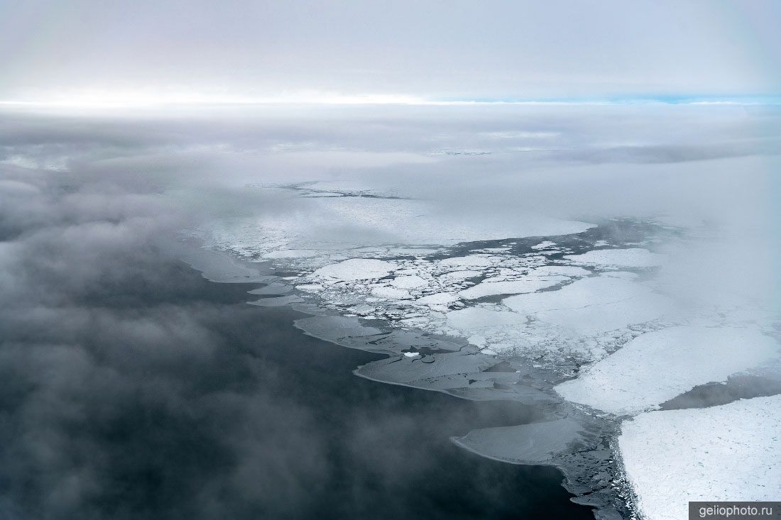 Баренцево море в Ненецком АО зимой фото