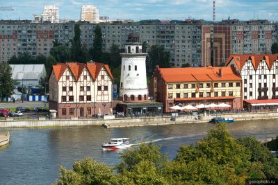 Рыбная деревня в Калининграде фото