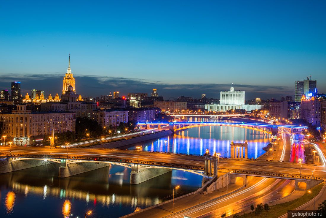Бородинский мост в Москве фото