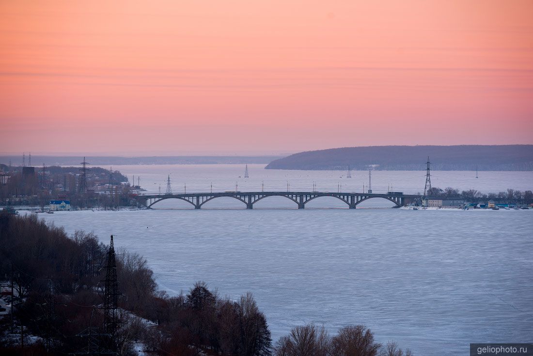 Вогрэсовский мост в Воронеже фото