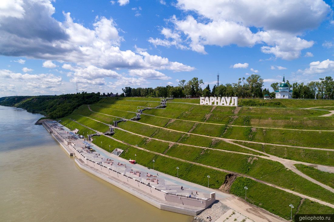 Нагорный парк в Барнауле фото
