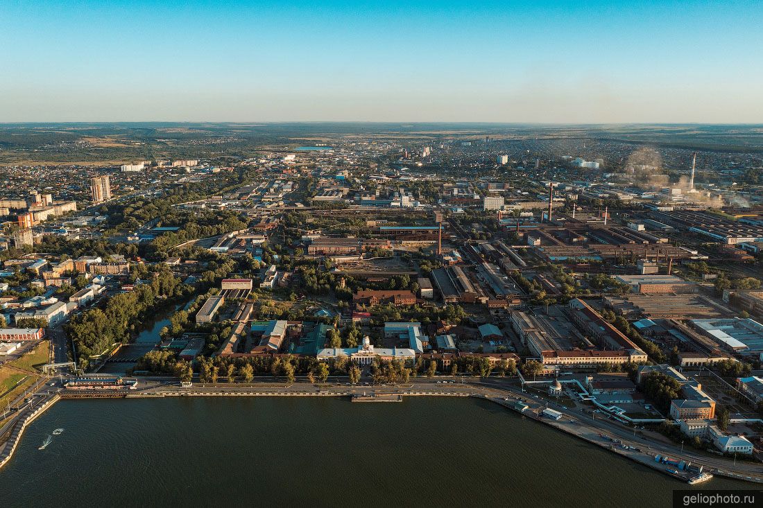 Индустриальный парк Развитие в Ижевске с высоты фото