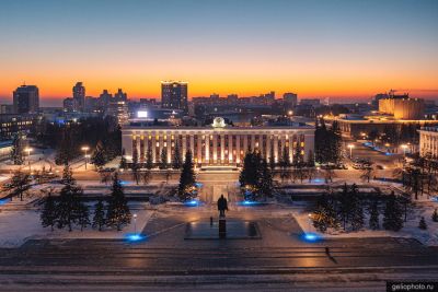 Площадь Советов в Барнауле фото