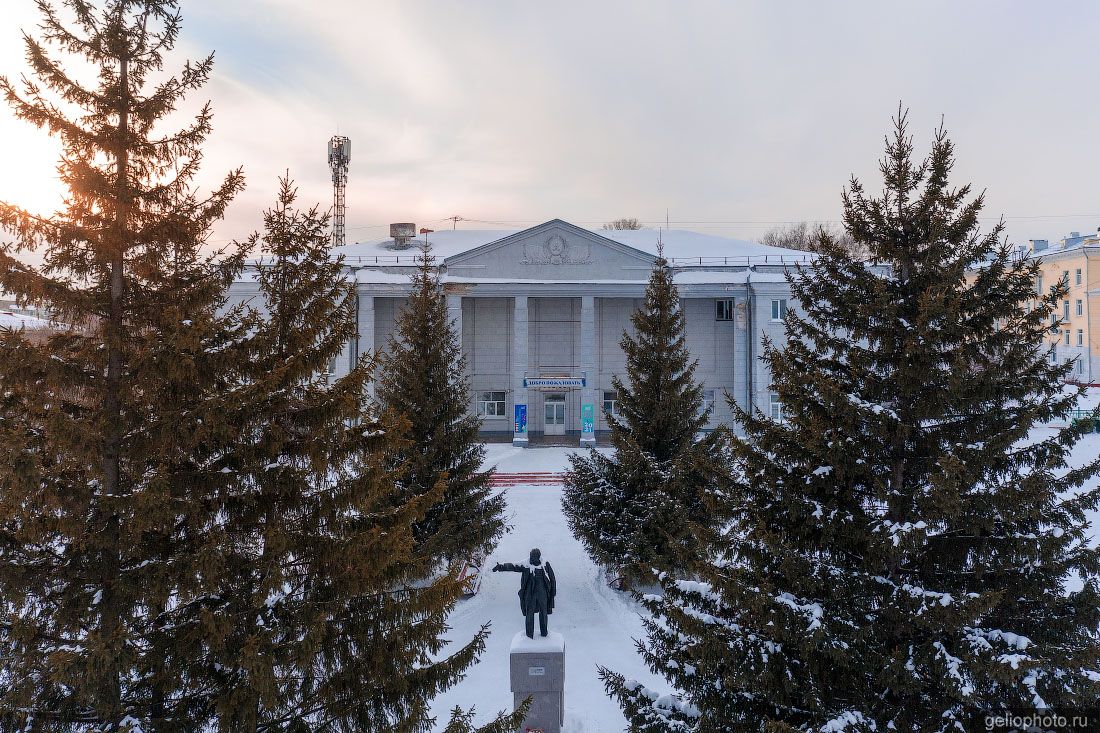 Площадь Ленина в Анжеро-Судженске фото