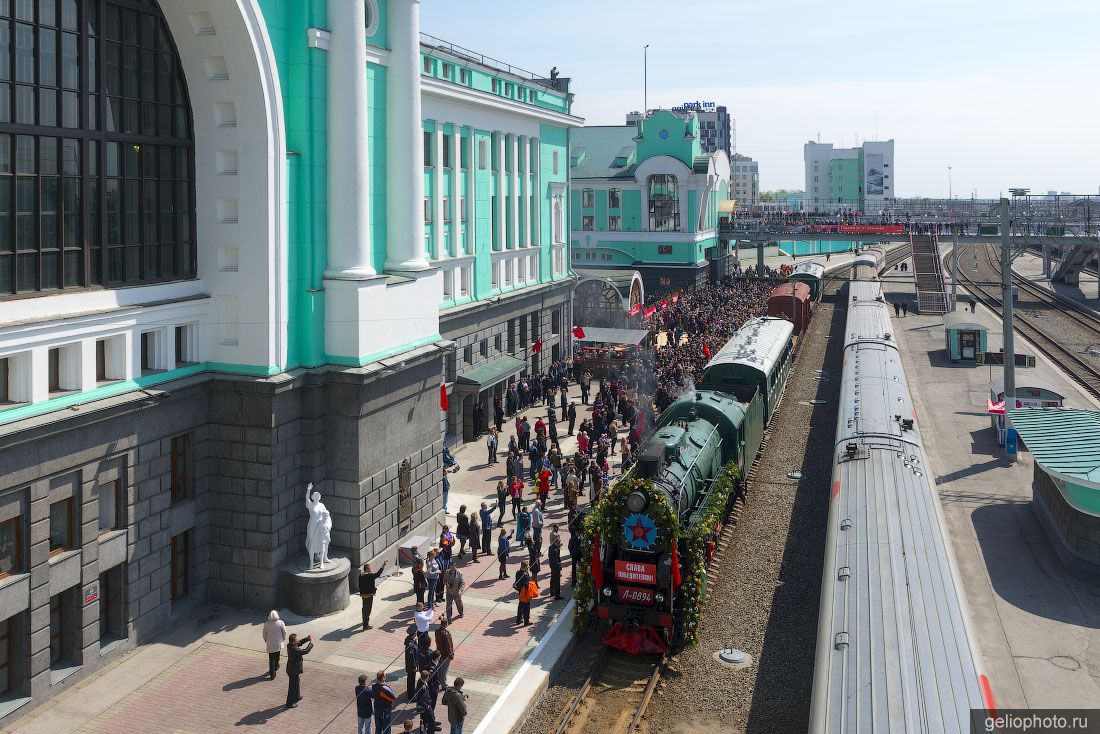 Эшелон Победы в Новосибирске фото