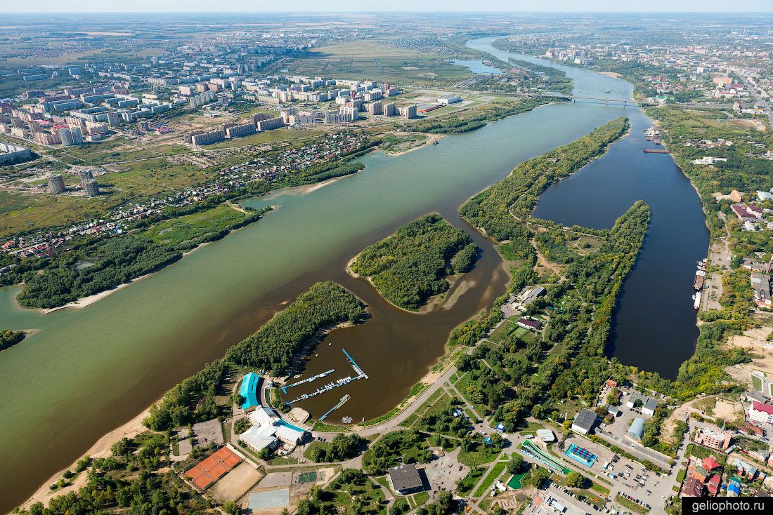 Парк Зелёный остров в Омске фото