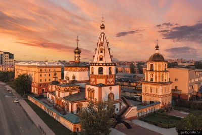 Церковь Богоявления в Иркутске фото