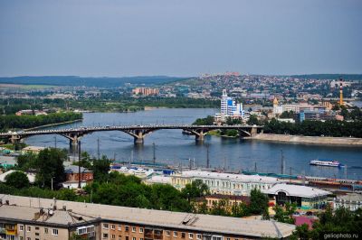 Глазковский мост в Иркутске фото