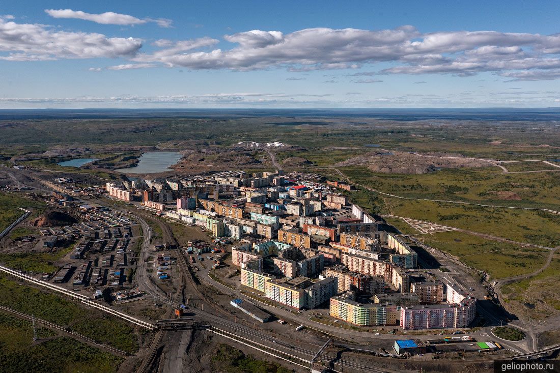 Район Кайеркан в Норильске фото