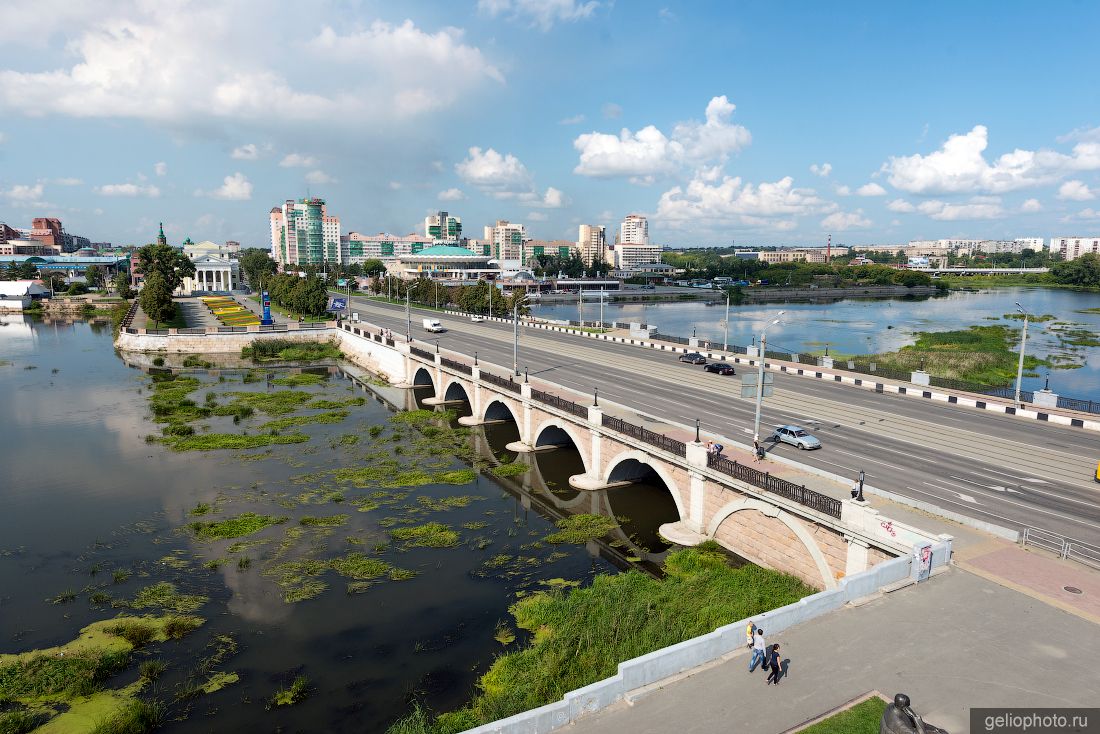 Троицкий мост в Челябинске фото