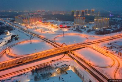 Развязка на Тюменском тракте в Сургуте фото