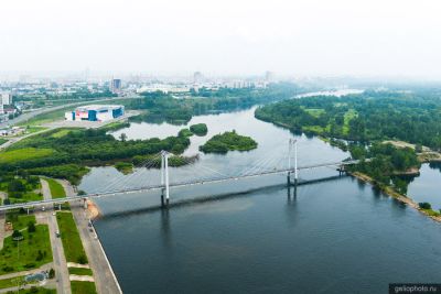 Виноградовский мост в Красноярске фото