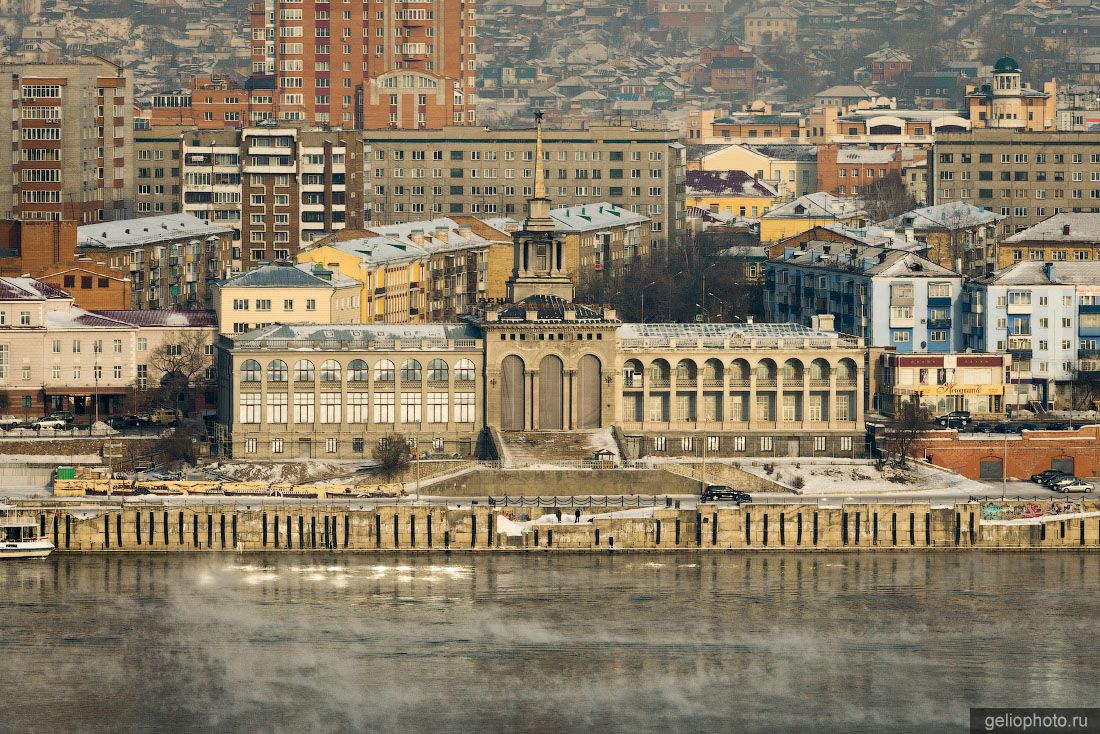 Речной вокзал в Красноярске фото