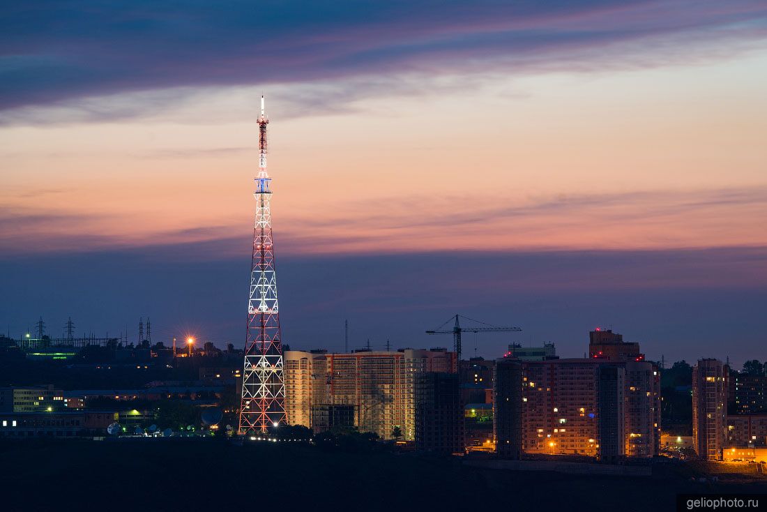 Телебашня в Красноярске фото