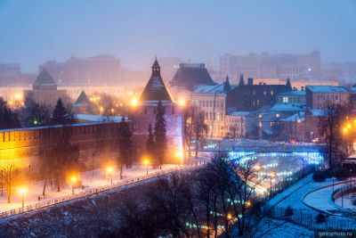 Никольская башня Нижегородского Кремля фото