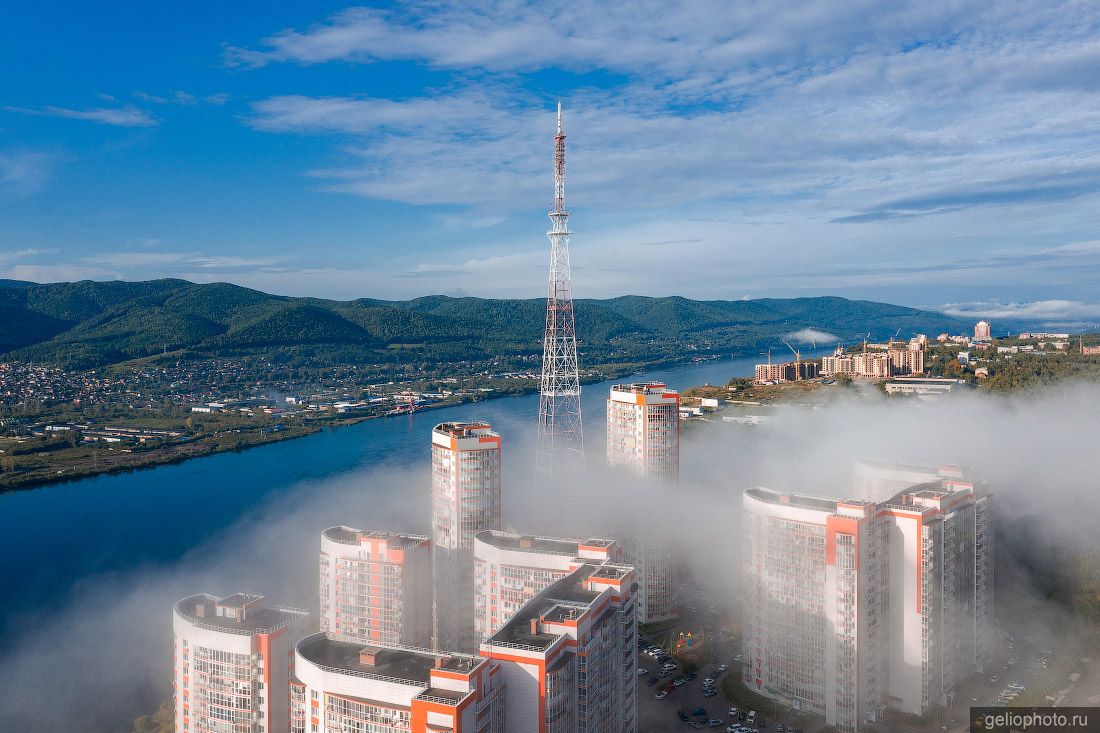 Телебашня в Красноярске фото