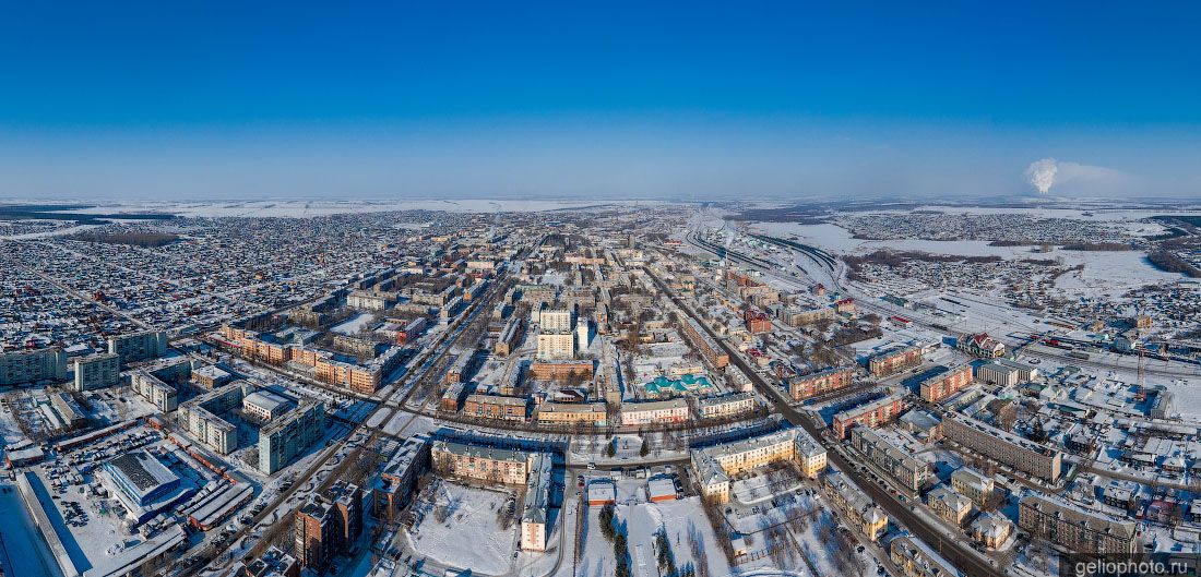Панорама Белово с высоты фото
