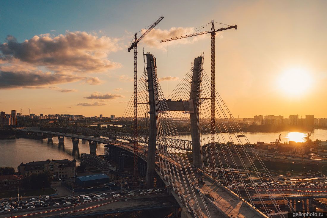Центральный мост в Новосибирске фото
