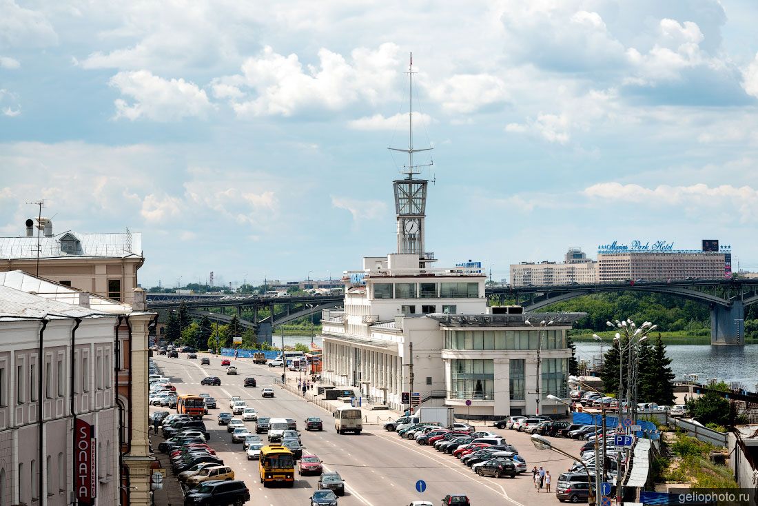Речной вокзал в Нижнем Новгороде фото