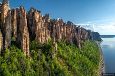 Ленские столбы в Якутии фото