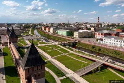 Казанская набережная в Туле фото