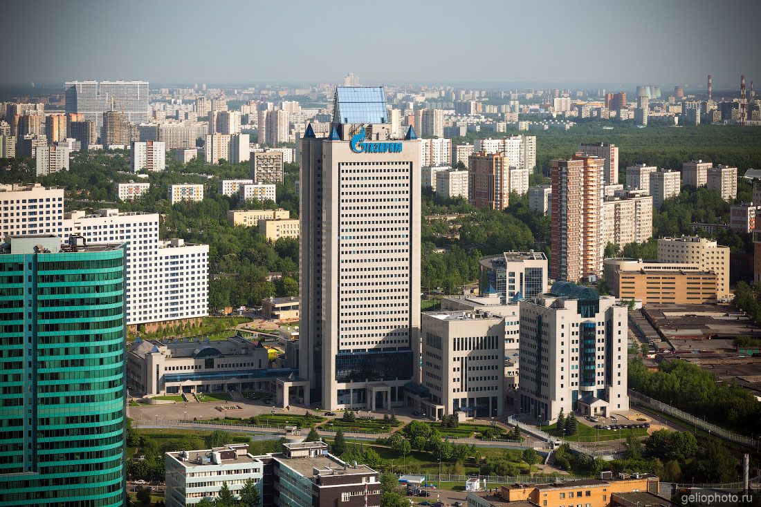 Штаб-квартира Газпрома в Москве фото